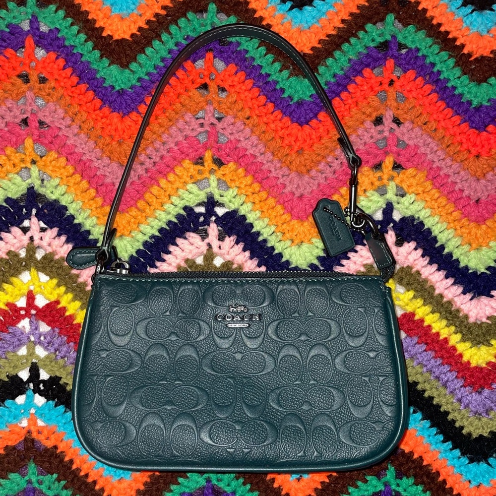 Coach nolita emerald green purse